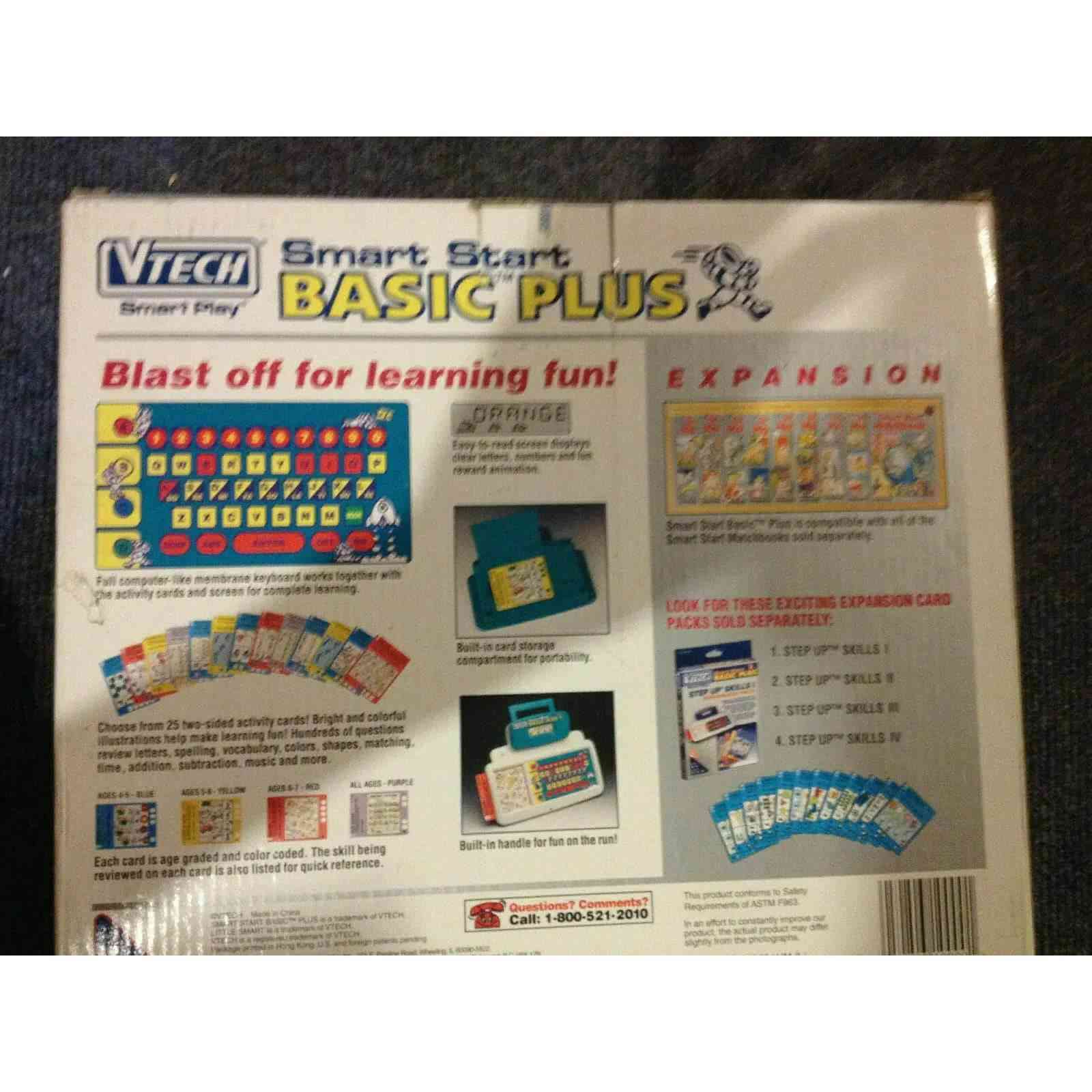 VTECH BASIC PLUS [IN BOX - More Toys Here!] BooksCardsNBikes