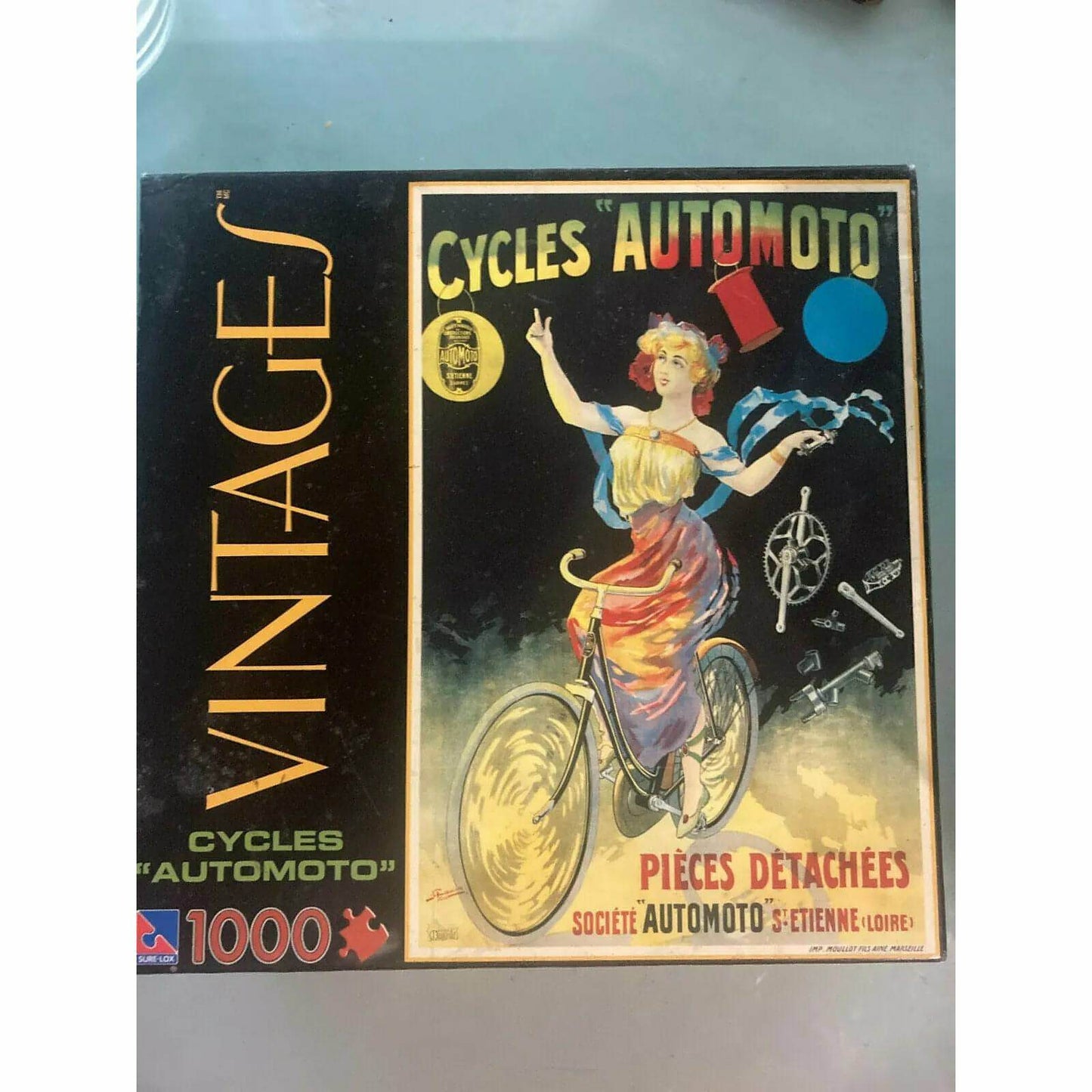 Vintages 1000 Piece Jigsaw Puzzle Automoto BooksCardsNBikes