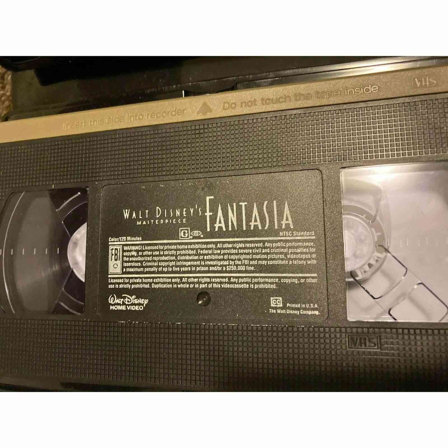 Walt Disney's Fantasia VHS, 1991, Rare [VG] BooksCardsNBikes