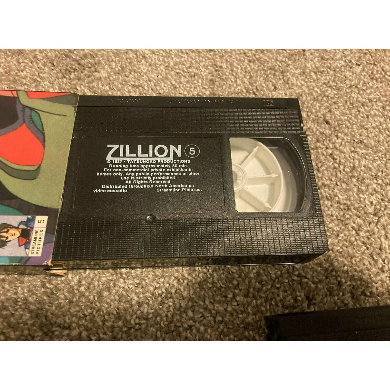Zillion [VHS] Episode 1 and 5 [TAPES HERE!] BooksCardsNBikes